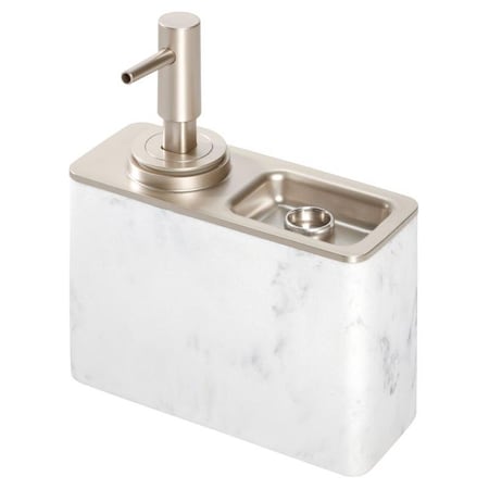 Interdesign InterDesign Dakota White Plastic/Steel Soap Pump 28240